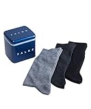 FALKE Gift Box 3-Pack Herrenstrümpfe sind halbhoch und fusselfrei; Passform und Farbe bleiben erhalten auch nach mehrmaligem Waschen; Diese Männersocken sind bei 40°C im Schonwaschgang zu waschen