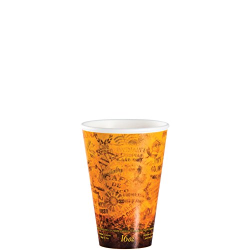 DART 16U16ESC Fusion 16 oz Escape Design Printed Foam Cup