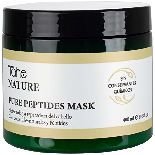 Tahe Nature Mascarilla antirrotura Pure Peptides con Polifenoles naturales y Péptidos, 400 ml