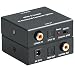 Optical to Coaxial OR Coax to Optical Digital Audio Converter, Bi-Directional Digital SPDIF Toslink Optical to/from Coaxial Digital Audio Signal Adapter/Repeater by ROOFULL