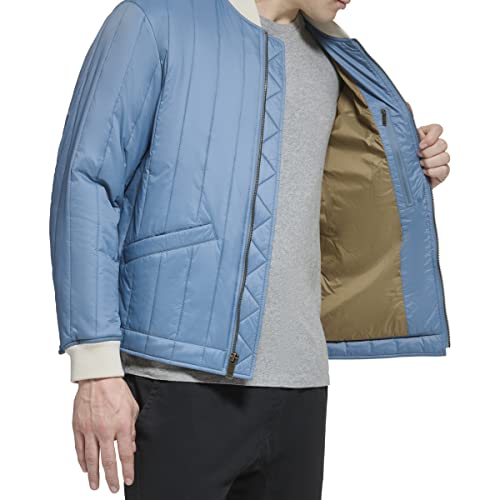 Image of DOCKERS Men's Channel Quilted Open Bottom Bomber Jacket