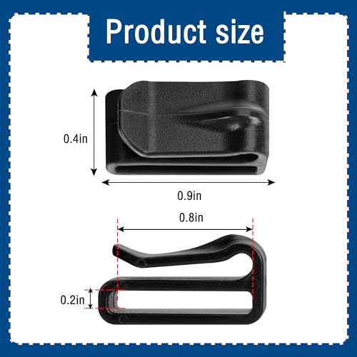 Adnee 20 Pack Snowshoe Strap Clips thumb #1