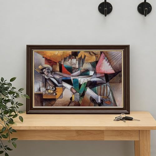 Impression sur toile Albert Gleizes Homme dans un hamac Modernisme 61x91 cm - 7