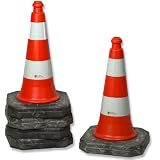 UvV Bigfoot EVO Verkehrsleitkegel 50 cm | 2,4 kg | RA1 Reflexfolie