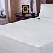 Electric Heated Warming Mattress Pad Dobby Stripe in White Size: Queen