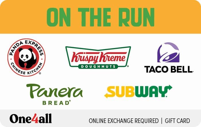 Vista 2 de Tarjetas de elección multimarca en la carrera tarjeta de regalo electrónica On the Run, Digital Delivery