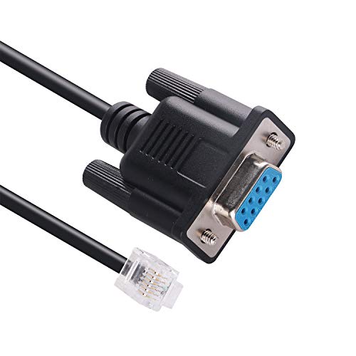 DB9 Serial Cable for APC PDU, RJ11 RJ12 6P6C RS232 Cable, 940-0144A image 4