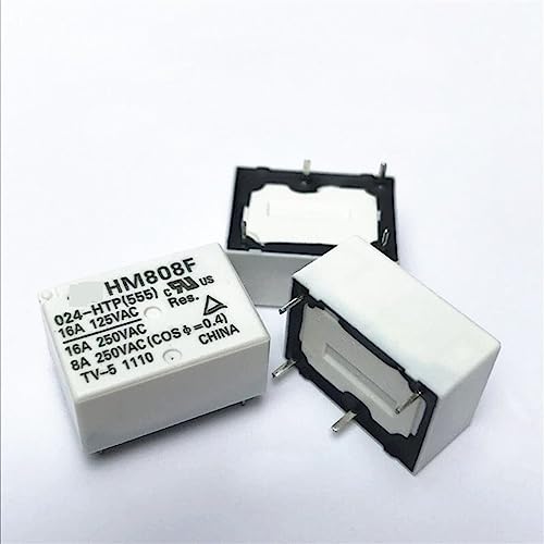 Relais HM808F-024-HTP 24V DC24V 16A 250VAC inverseur 4PIN pour automatisme