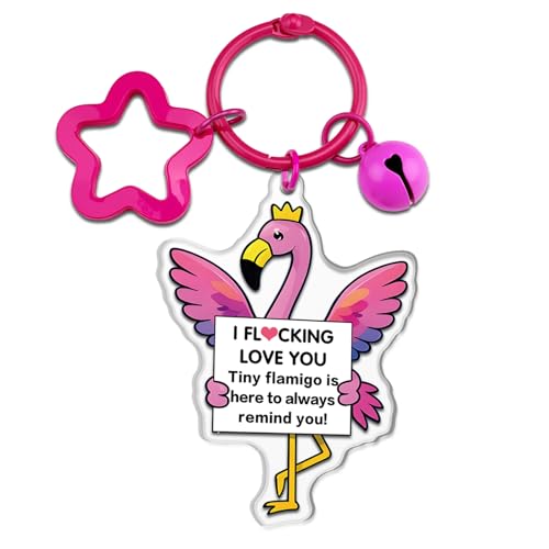 Iweca Flamingos Keychain Flamingo Gifts For Women Flamingo Decor For