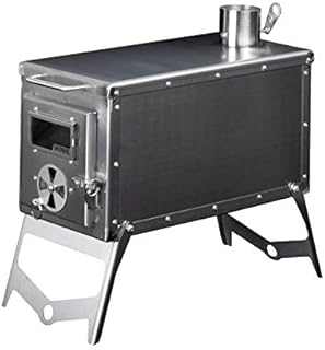 OneTigris TIGER ROAR Tent Stove with Chimney Pipes, for Winter Camping, Outdoor Cooking, RV Camping Trips
