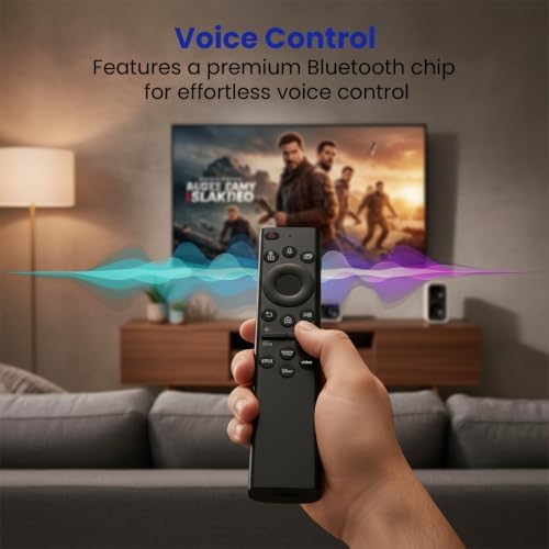 Replacement Voice Remote for Samsung TV, Compatible with All Samsung Smart TVs with Voice Control (2019-2026), 2-Year Warranty - 4