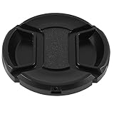 Univeral 55mm Center Pinch Front Lens Cap for Canon DSLR Camera