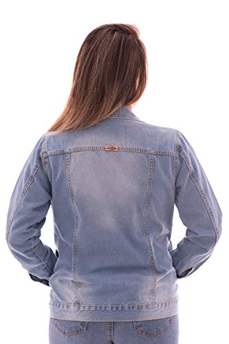 JAQUETA JEANS AEE SURF FEMININA SKY (G)