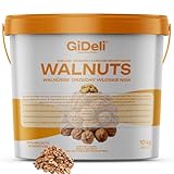 GiDeli walnüsse 10 kg im Eimer Walnusskerne ungesalzen ohne Schale reich an...