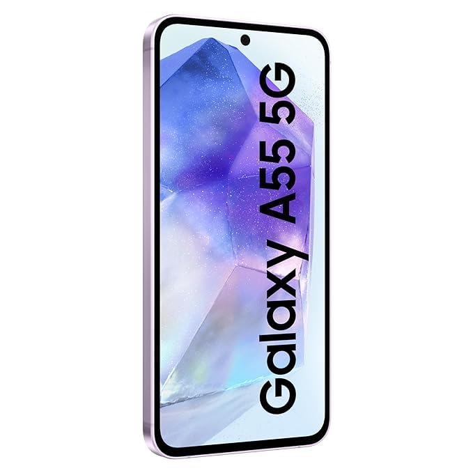 Image of samsung Galaxy A55 5G (Awesome Lilac, 8GB RAM, 128GB Storage) Without Offer