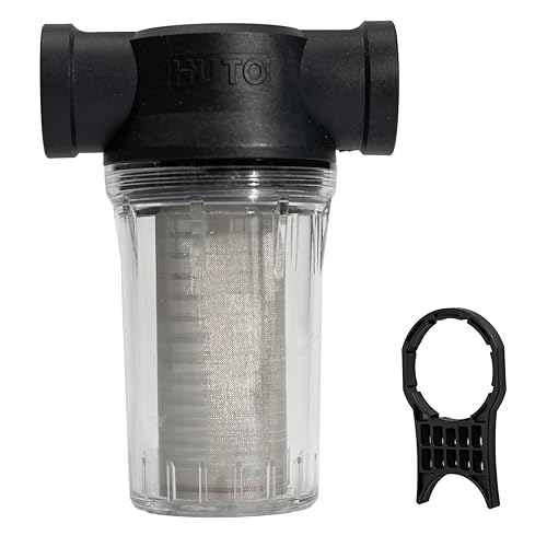 Image of Water Pump Strainer Filter Inlet for High Pressure Washer, Sediment Filter Attachment, 80 Mesh Screen(3 /4 inch 80Mesh)