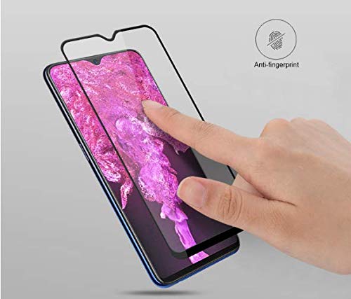 Image of ZARALA Tempered Glass Screen Protector Compatible for (Black) with Edge to Edge Coverage and Easy Installation kit (redmi 9a)