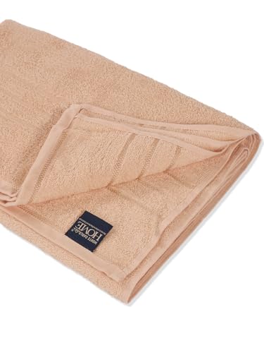 Image of Monte Carlo Essential 100% Cotton Bath Towel | 340 GSM Ultra Lightweight & Quick Dry | Soft Absorbent Large Towel 75x150 cm | Skin Friendly Daily Use Bathroom Towel for Men & Women (Soho) | Chestnut