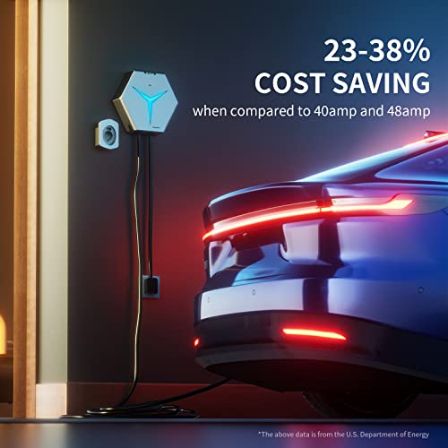 Stoke Voltaics Level 2 Ev Charger, 32 Amp 240V Electric Vehicle Charging Stations, Ip66 Water-Proof Ev Charging Station, E-Kite 26-Foot Cable For Indoor/Outdoor Use (Nema 14-50 Plug) #TOP6