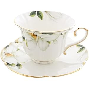 Coffee Cup Gift for Dad,Mug Gift,Coffee Mug Ceramic Tea Cup Set Saucers Porcelain Royal Vintage Reusable Set Gold Rim Fancy Tea Xicara Drinkware Tea Cup (Color : Style 5) (Color :