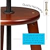 MEEDEN Wooden Drafting Stool with Adjustable Height, Artist Stool,Office Studio Stool, Up to 220 Lbs,German Beech Wood, Perfect for Artists Studio,Home Use,Kitchen,Bars