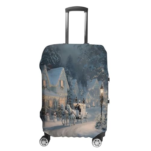 Winter Wonderland Funny Travel Luggage Cover Baggage Suitcase Cover Protector Skins 19-32 Inch - Main Image