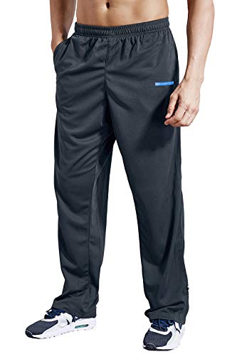 image for ZENGVEE Men's Sweatpant with Pockets Open Bottom Athletic Pants for Jo