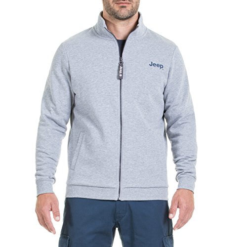 Jeep J Napped Grille Outline Back J6W, Felpa Uomo