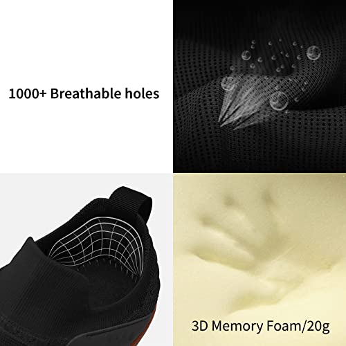 Image of relxfeet Men's Barefoot Shoes Minimalist Cross-Trainer Shoes Wide Toe Walking Shoes Zero Drop Sole Trail Running Sneakers