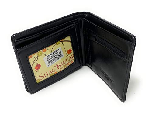Shag Wear Bear Paw Animal Wallet for Men and Teen Boys Vegan Faux Leather 4" Brown4