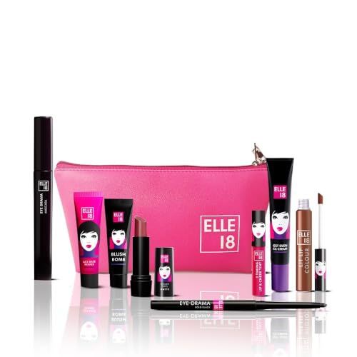 Image of Elle 18 I'm Obsessed Makeup kit for complete look (8 products + pouch)