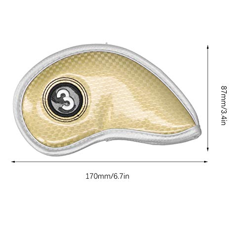 Conjunto de cabeça de golfe, cabeça de clube de golfe, PU universal para clube de golfe Golf Club He