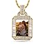 NEW0934 gold Pendant with Rope chain