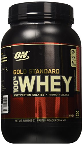 Optimum Nutrition Gold Standard 100% Whey Delicious Strawberry -- 2 lbs