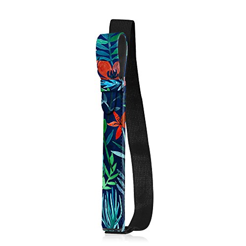 FINTIE Porte-Stylo Compatible avec Pencil (USB-C) et Pencil (2e/1re Génération) - Coque de Protection avec Sangle Élastique Housse Stylet Compatible avec Étui d'iPad, Jungle Nuit