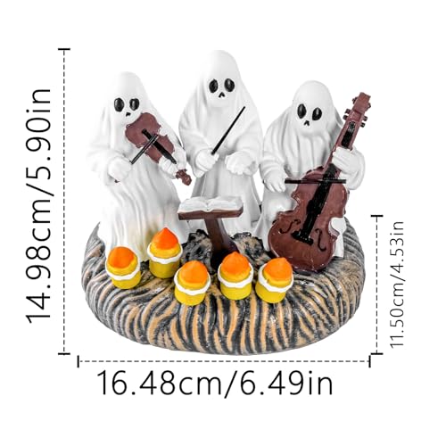Figurine Fantôme Décor pour Transformer un Bureau Terne en Espace d'Halloween