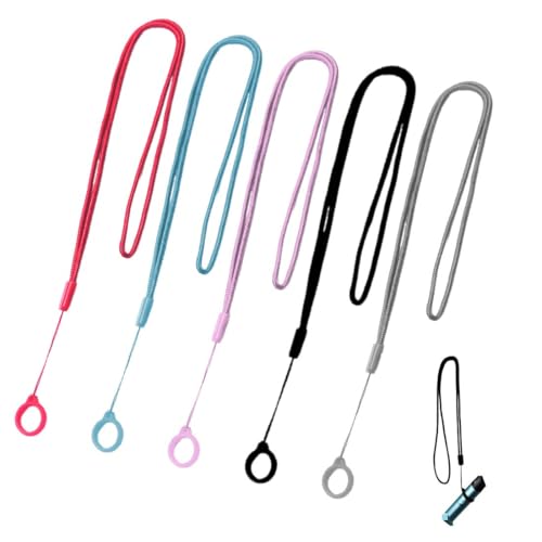 NOPKESV Lanière de Cigarette Électronique, 5 pièces, Silicone Élingue de Cou, Sangle de Corde Suspendue, Porte, Accessoires, Protection, Tour Cou avec...
