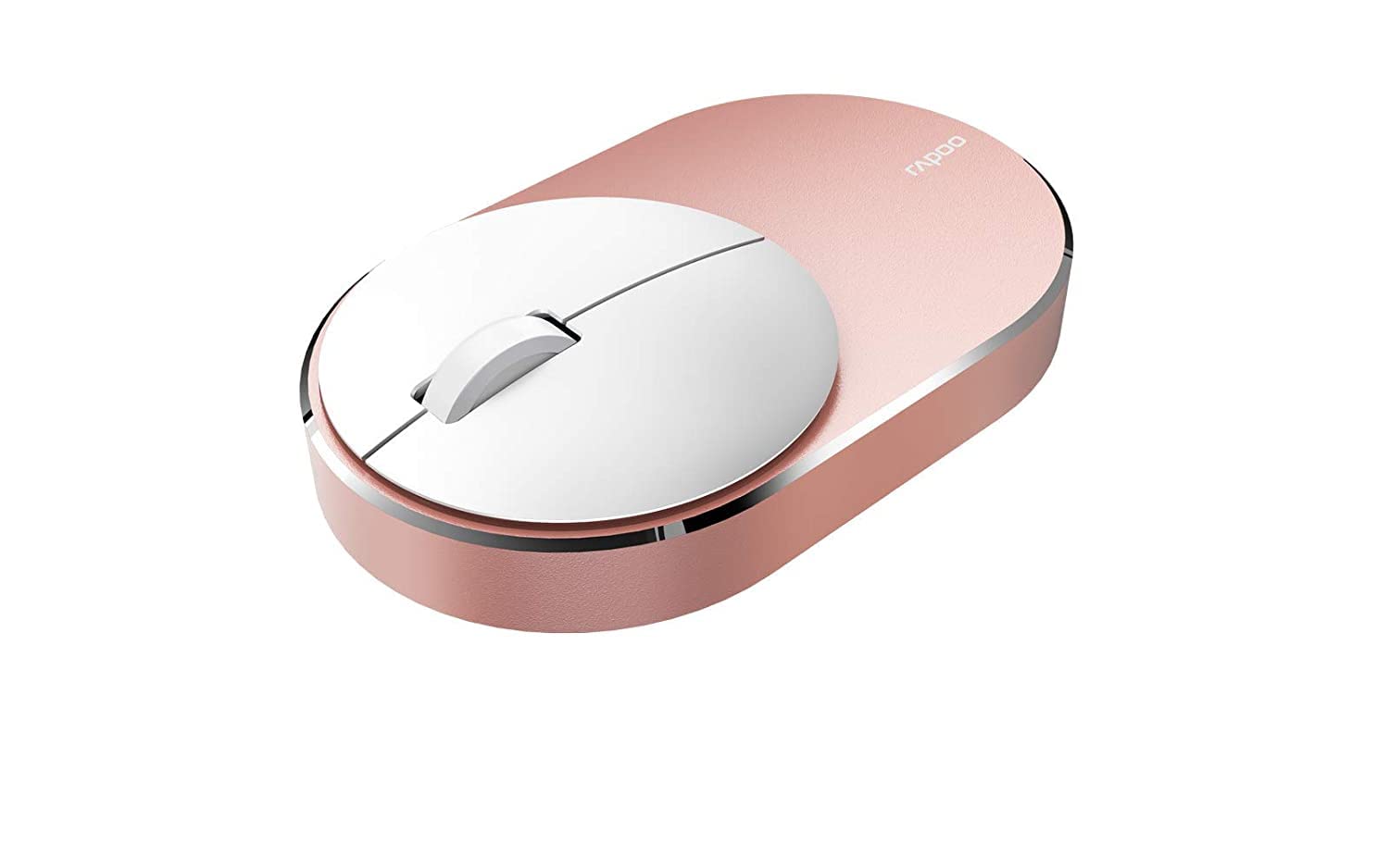 RAPOOM600 Silent Multi-Mode Wireless Mouse, Rose Gold