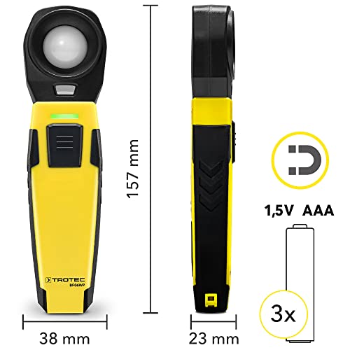 Luxmeter Trotec BF06WP Belichtungsmesser für Lichtmessungen in der Fotografie