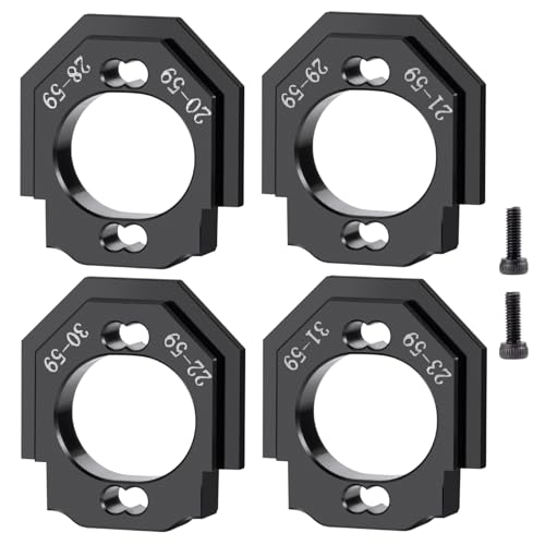 BRKRC 4pcs/Set Aluminum Adjustable RC Motor Mount for 1/18 ARRMA Granite GROM 4X4 Monster Truck 1/14 Mojave Grom Mega 380 Upgrade Parts