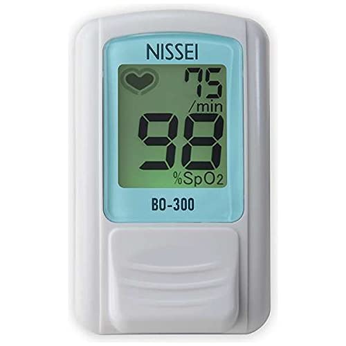 日本精密測器 パルスオキシメーター NISSEI BO-300 ブルー