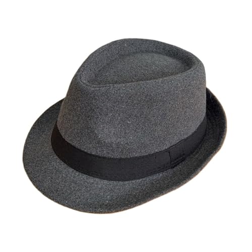 Chapeau de jazz fedora en laine contre le froid hivernal pour rester élégant en fête