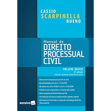 Capa do livro Manual de direito processual civil - 5ª edição de 2019