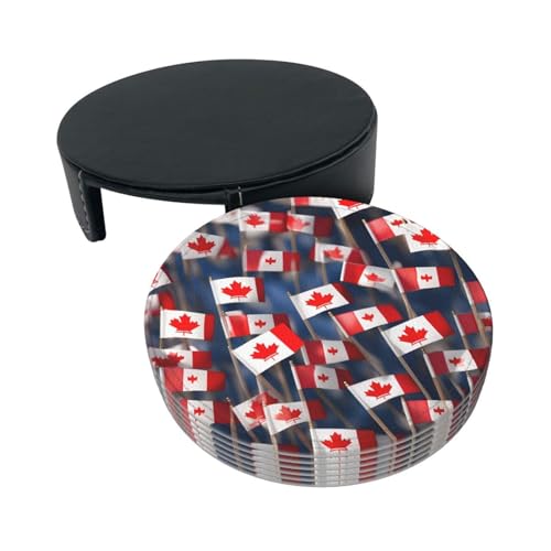 Dessous de verre canadiens en polyuréthane x6 pour protéger et décorer votre table