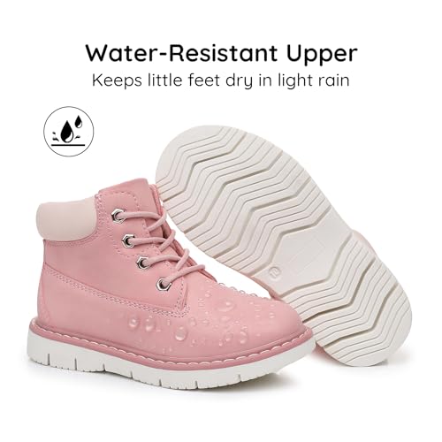 Apakowa Toddler Little Boys Water Resistant Ankle Work Boots (Toddler/Little Kid)2