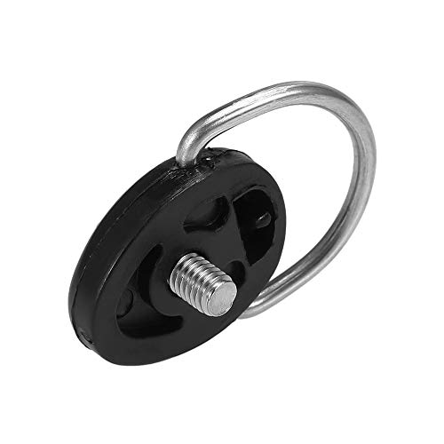 Fivela, Romacci 10 unidades Kayak Oval D Rings com kit de parafuso Deck Loop Montagem Kit de amarraç