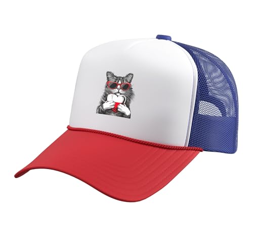 Polska Polish Roots Polish Pride Polish Flag Cat Poland Trucker