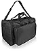 Price comparison product image Roamlite Holdalls Medium to Large Size - Weekend or Very Big Overnight Bag - Ideal Travel Holdall - Plain Black Gym Sports Duffle Kit Bags - 50 Litre Capacity 0.8kg 55cm x 31 x 31 - RL57KK