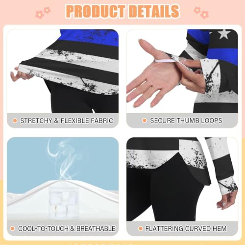 Camisas de protección solar mujer para rutas al aire libre con estilo vintage 4