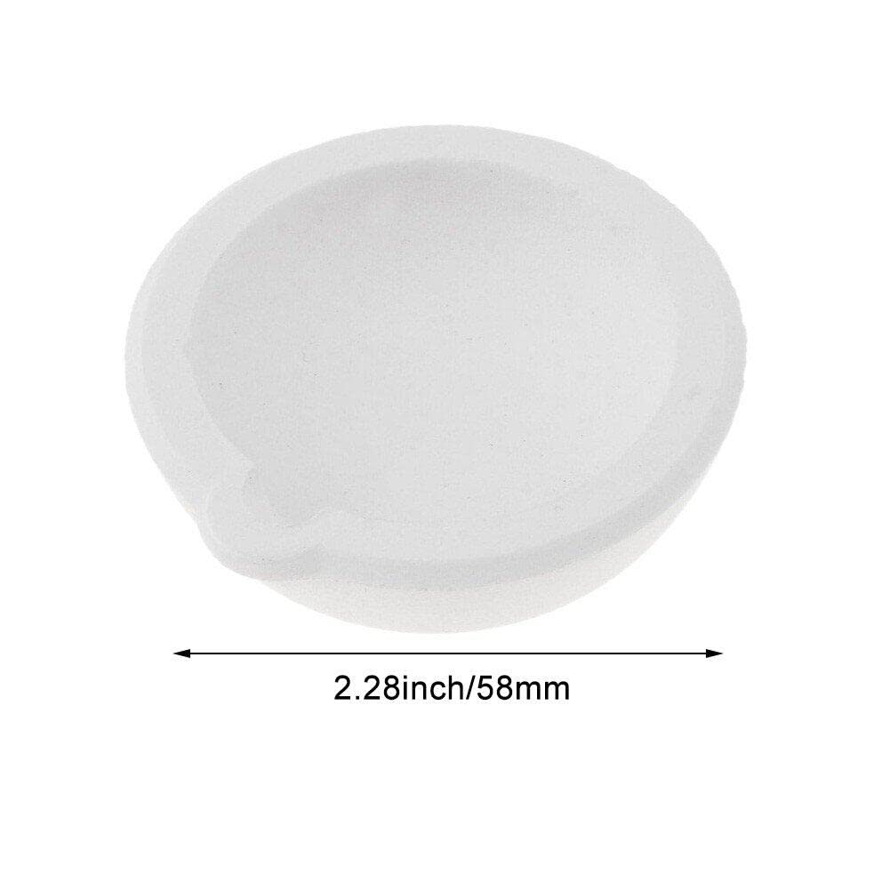 Quarzkreuzer Schmelztiegel – Hochtemperaturbeständig Für Gold, Silber, Kupfer (ca. 58 Mm)